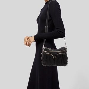 MZ Wallace Black Nylon Crossbody Bag